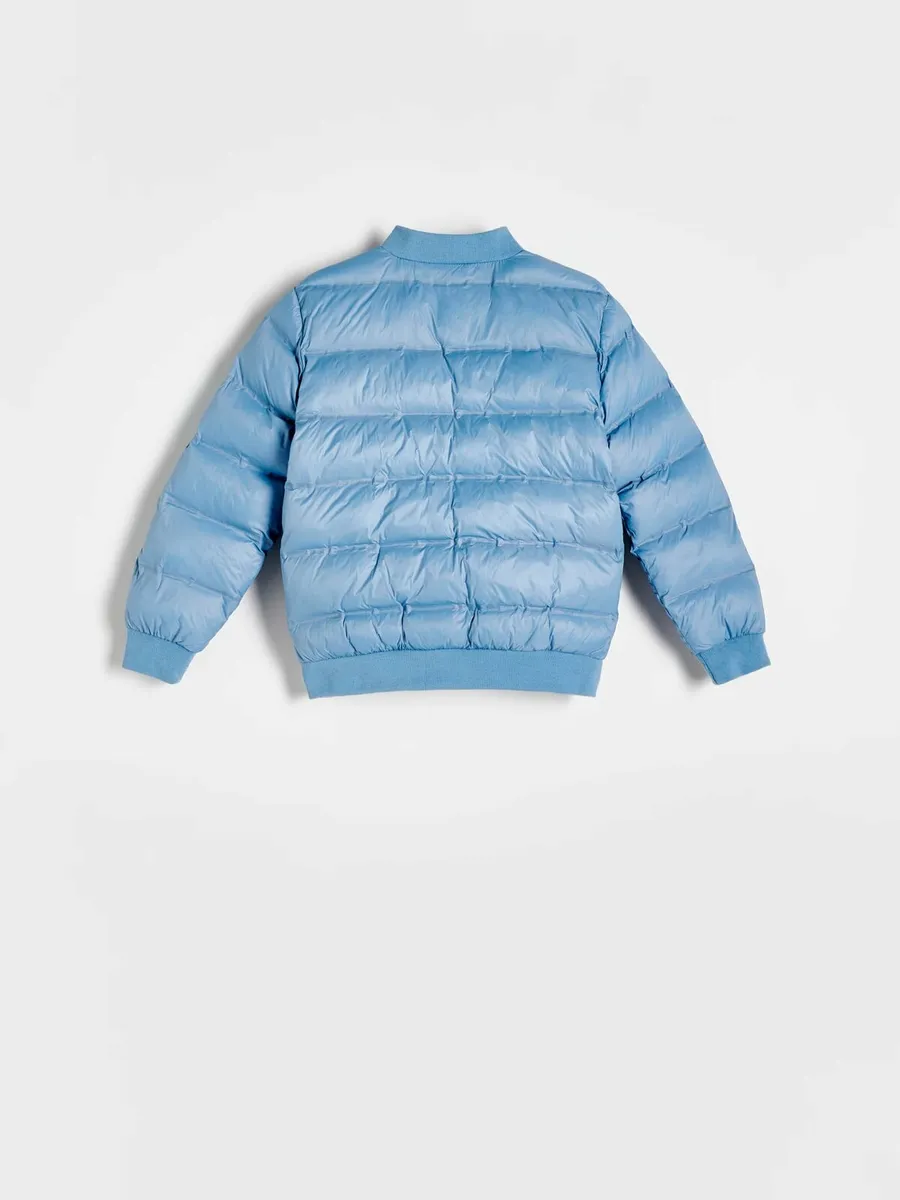 Bomber jacket with stand up collar 140 cm - Image 3