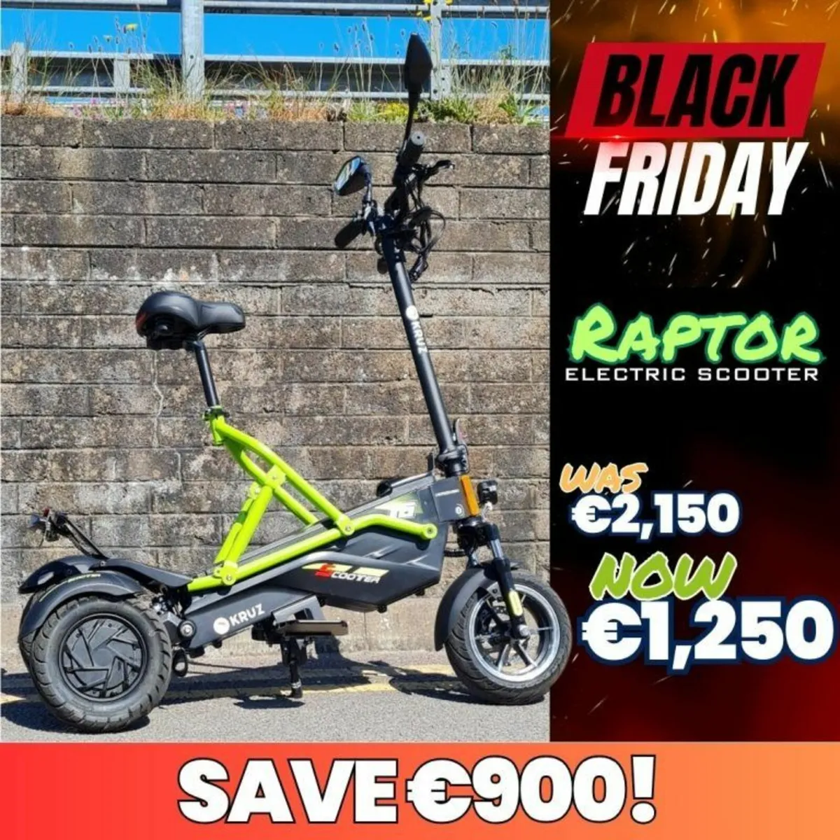Raptor 3 Electric Scooter - Image 1