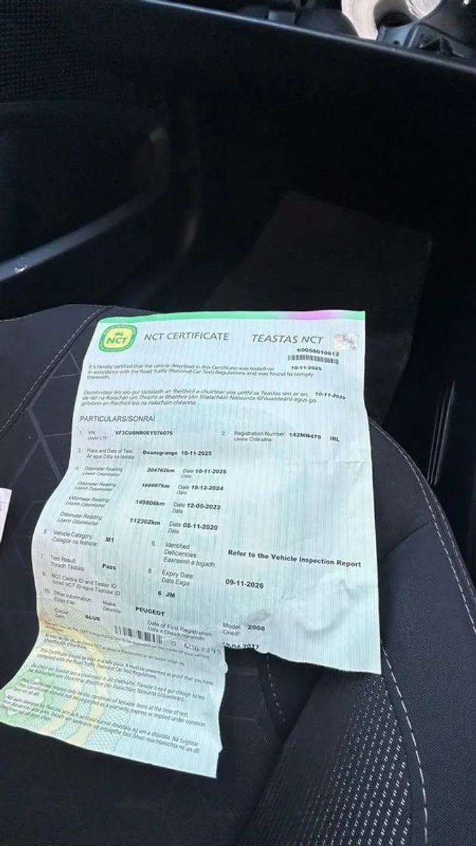 2014 Peugeot 2008 1.4 HDi NCT 11/26 - Image 2