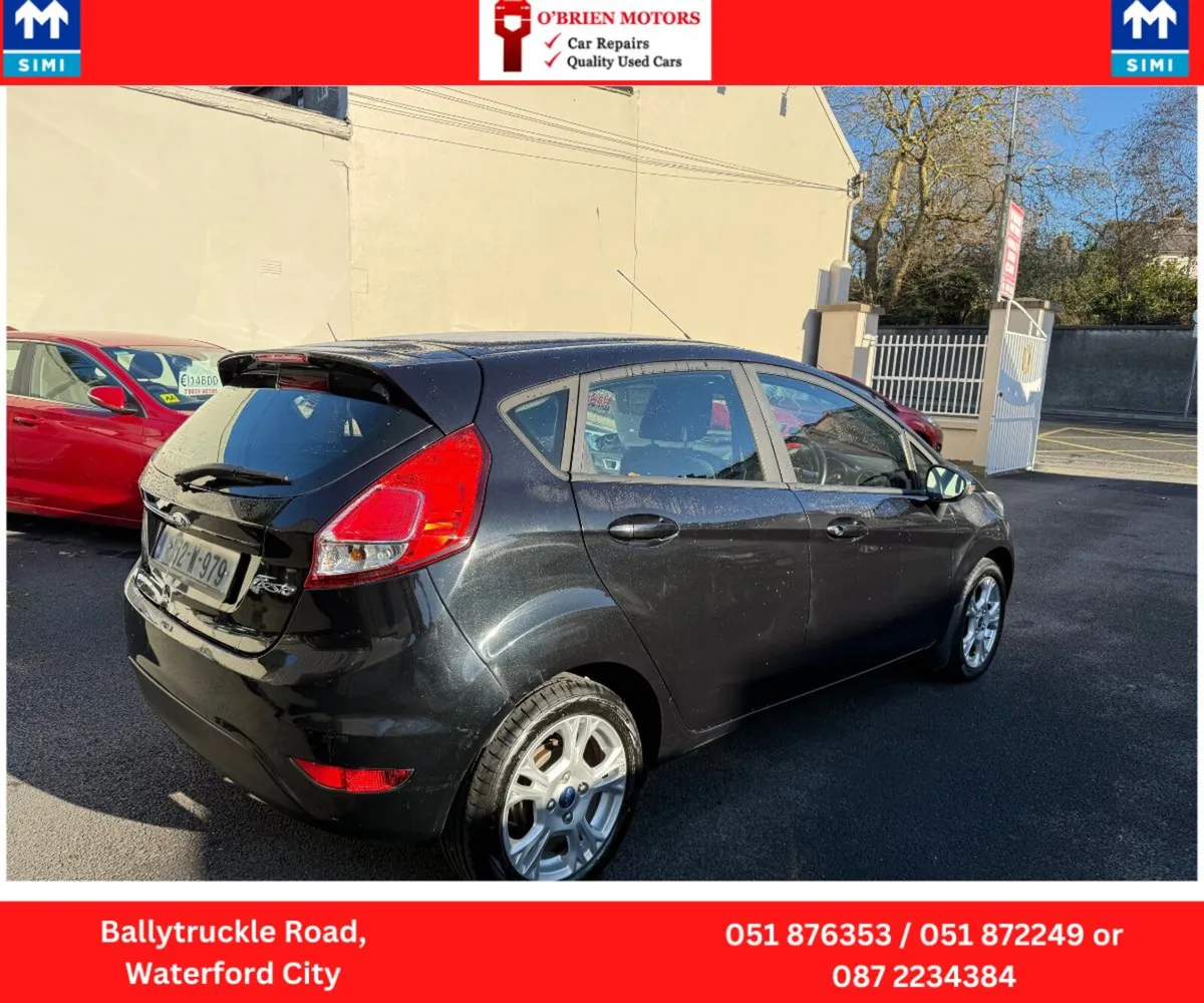 2015 Ford Fiesta 1.1, 5 Door, Hatchback,Black, - Image 3
