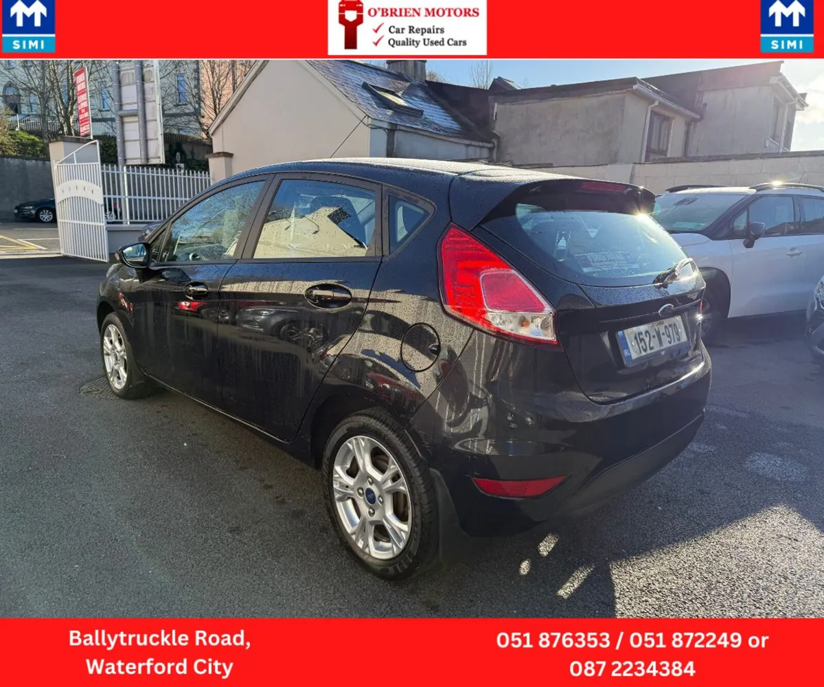 2015 Ford Fiesta 1.1, 5 Door, Hatchback,Black, - Image 4