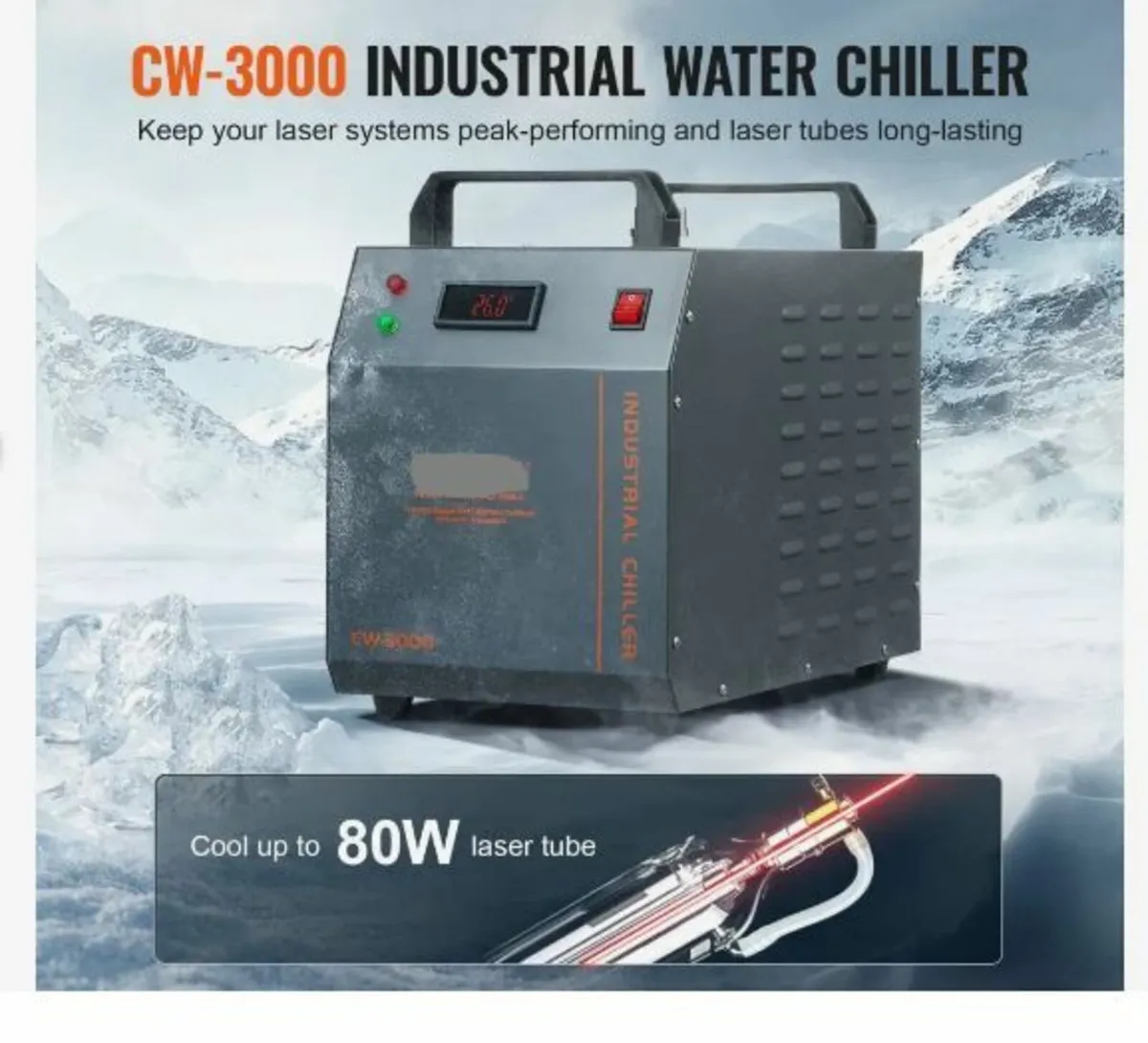 Industrial Water Chiller, CW-3000 - Image 3