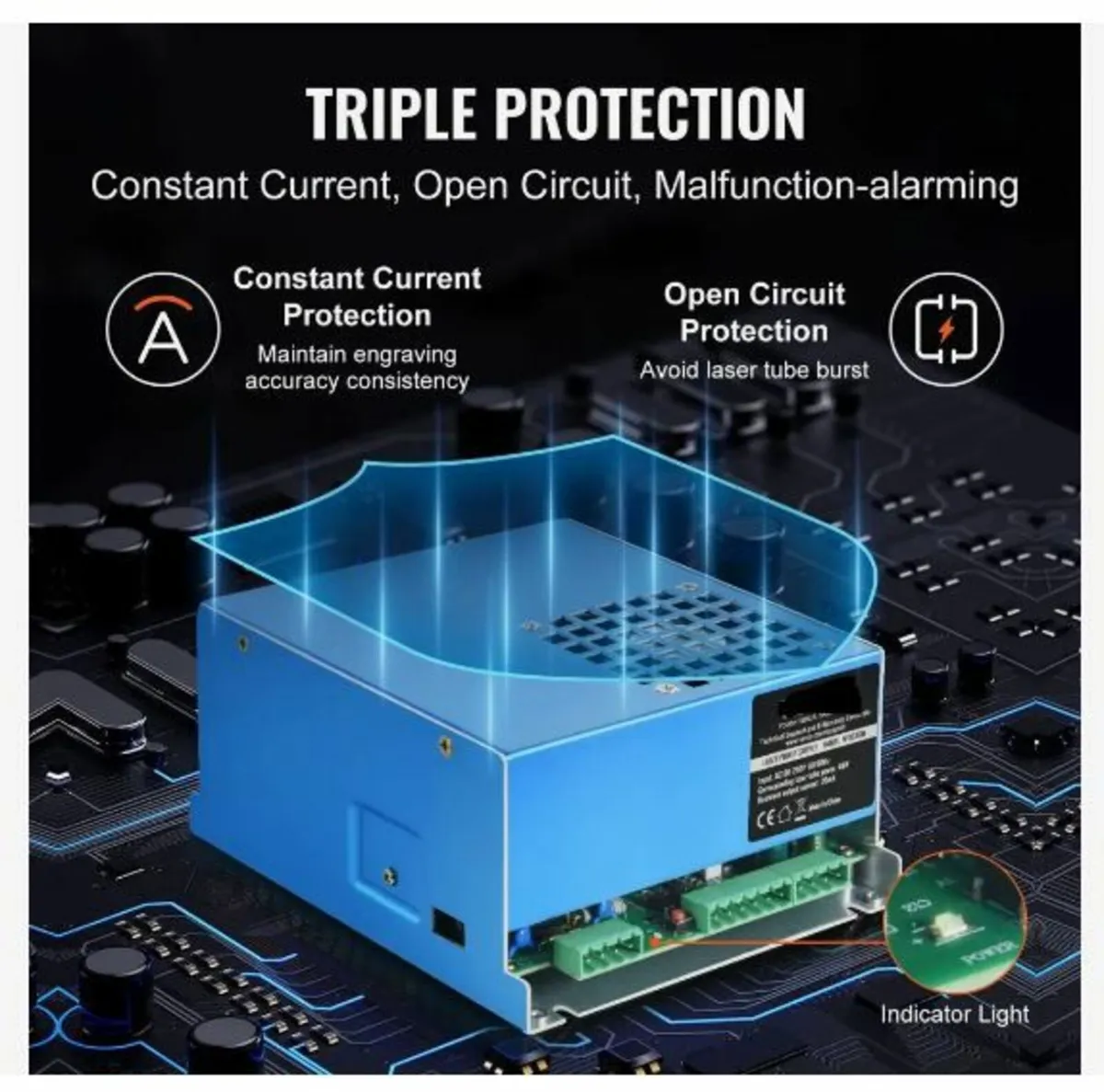 CO2 Laser Power Supply, 40W - Image 2