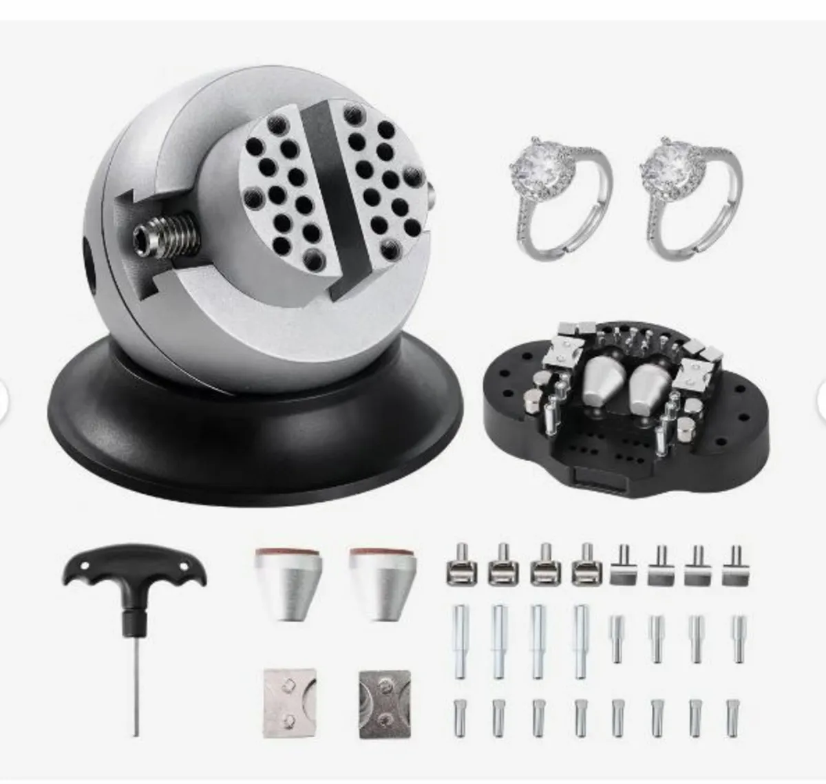 Ball Vise, 7.6 cm Engraving Setting Tool - Image 1