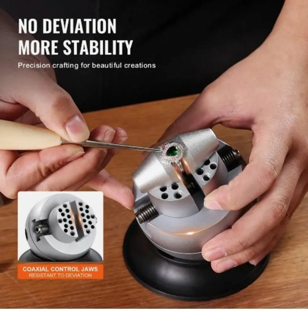 Ball Vise, 7.6 cm Engraving Setting Tool - Image 4