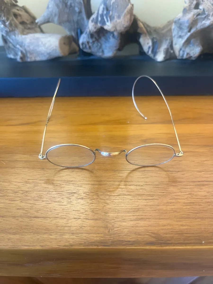 Antique J.Gilbert Cork Gold Plated Glasses - Image 3