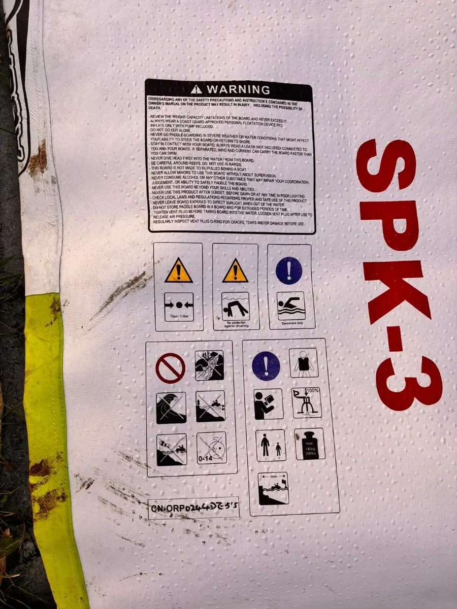 Aqua Marina SPK-3 Inflatable SUP – Great Condition - Image 3