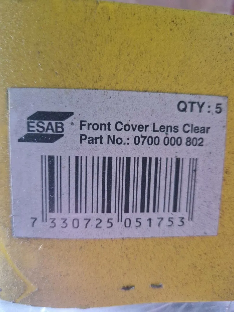 Esab A50 outer welding lens - Image 1