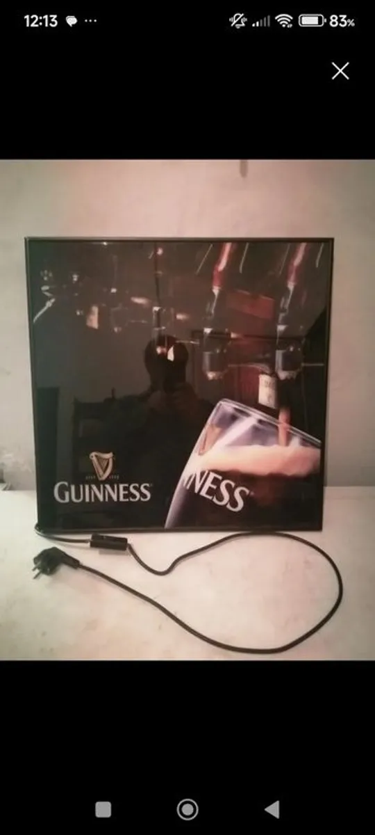 Vintage Guinness Pub Light - Image 1