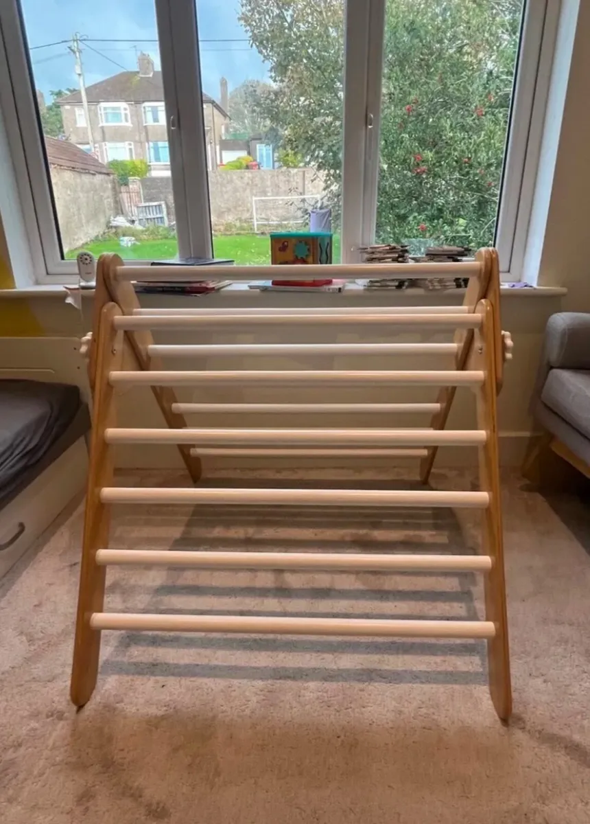 Pikler Triangle - Climbing Triangle with Slide - Image 4