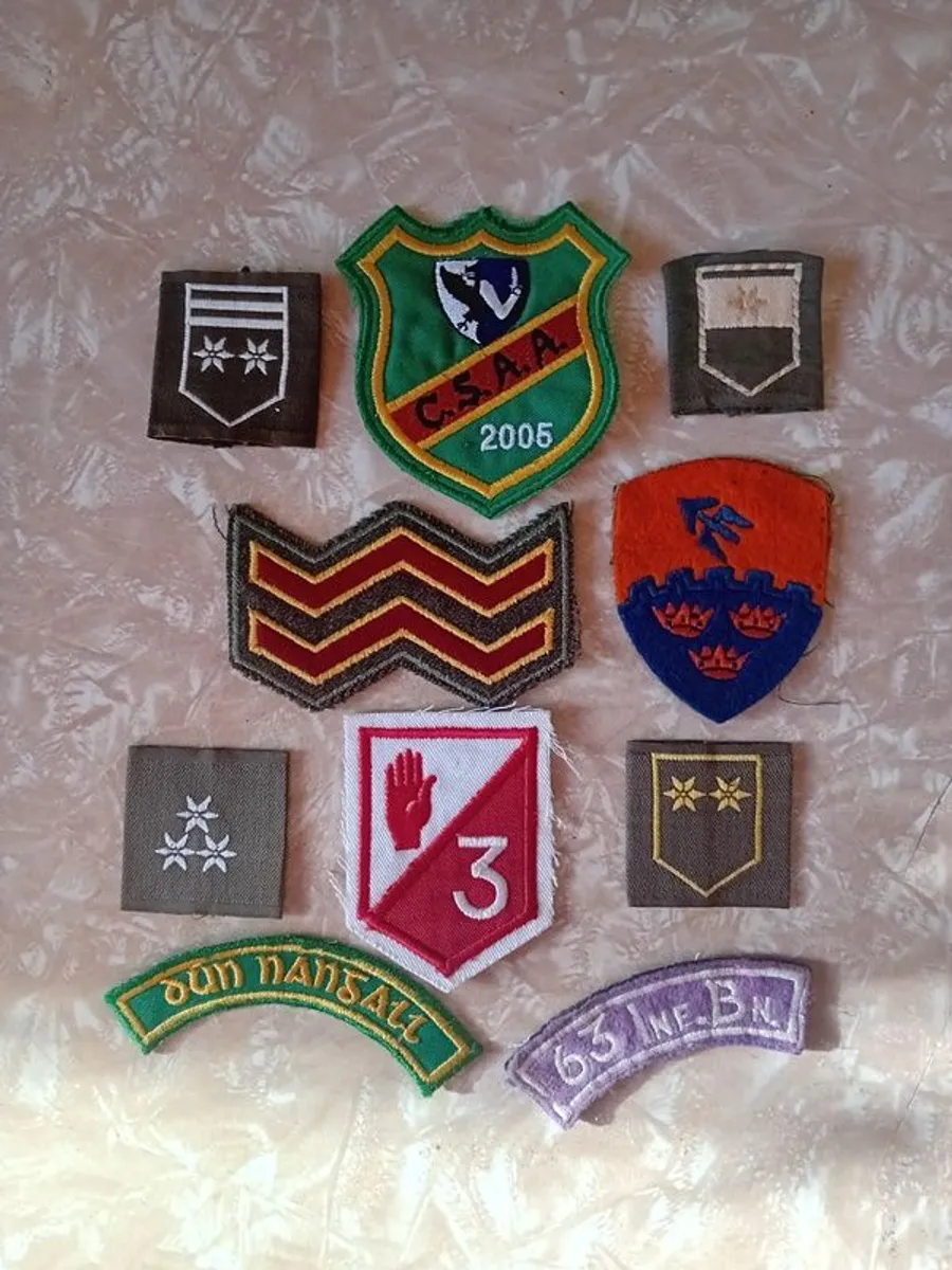 Irish Army badges