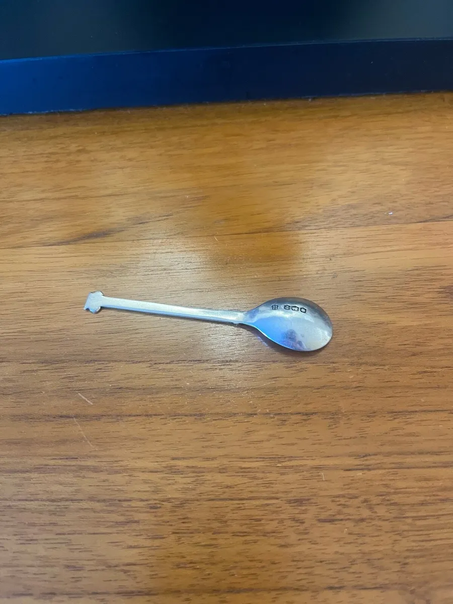 1928 Sheffield Silver Coffee Spoon - Image 3