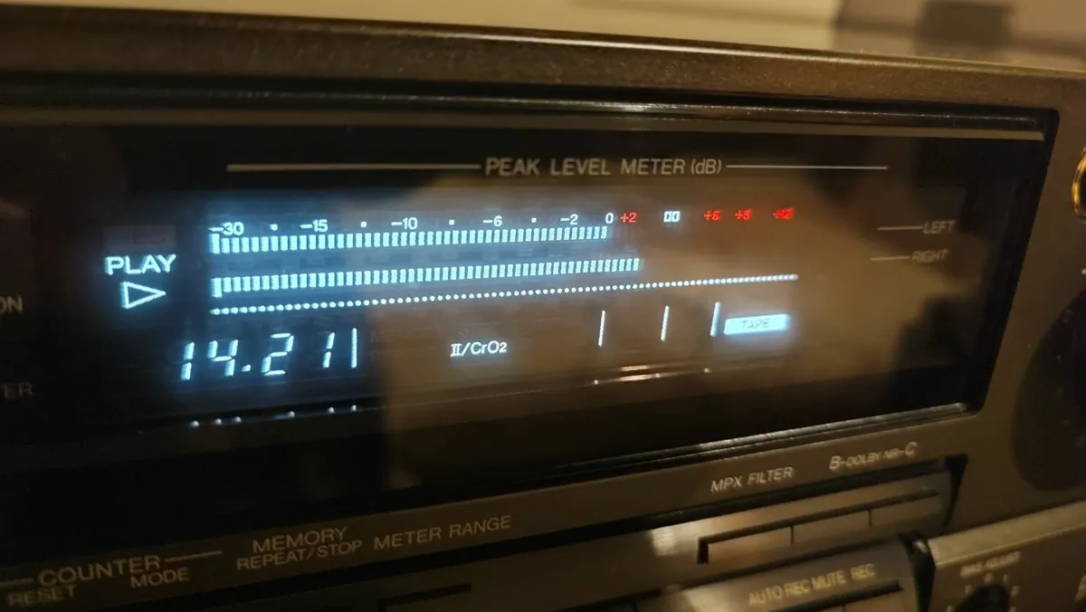 3 HEAD Technics RS-BX606 Tape Deck, VGC. Cleaned - Image 2