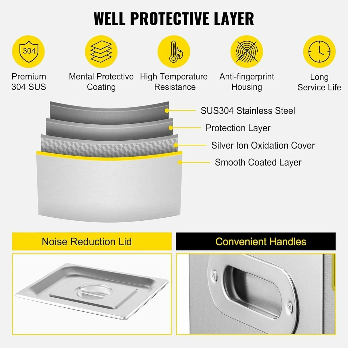 10L Ultrasonic Cleaner Stainless Steel Digital - Image 4