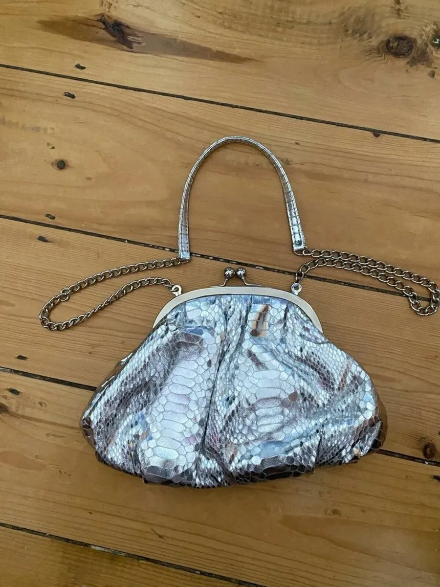 NEW Gabor Clutch Bag Silver - Image 2