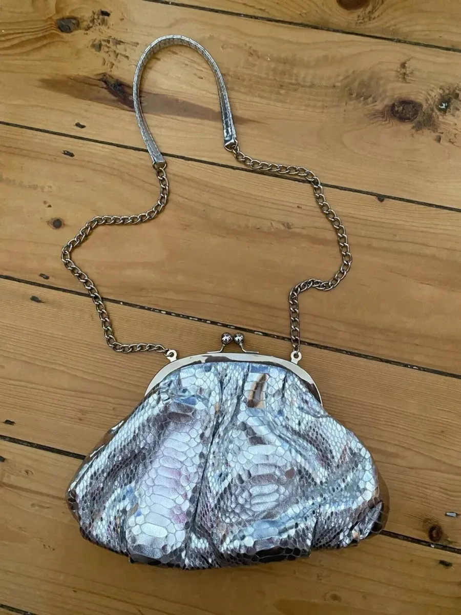 NEW Gabor Clutch Bag Silver - Image 4