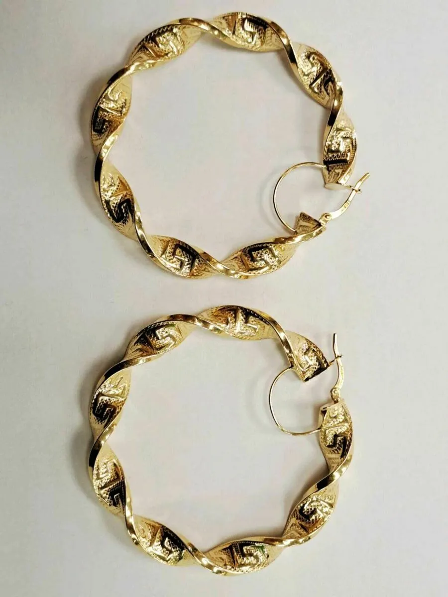 9K Gold Earrings 9CT - Image 1