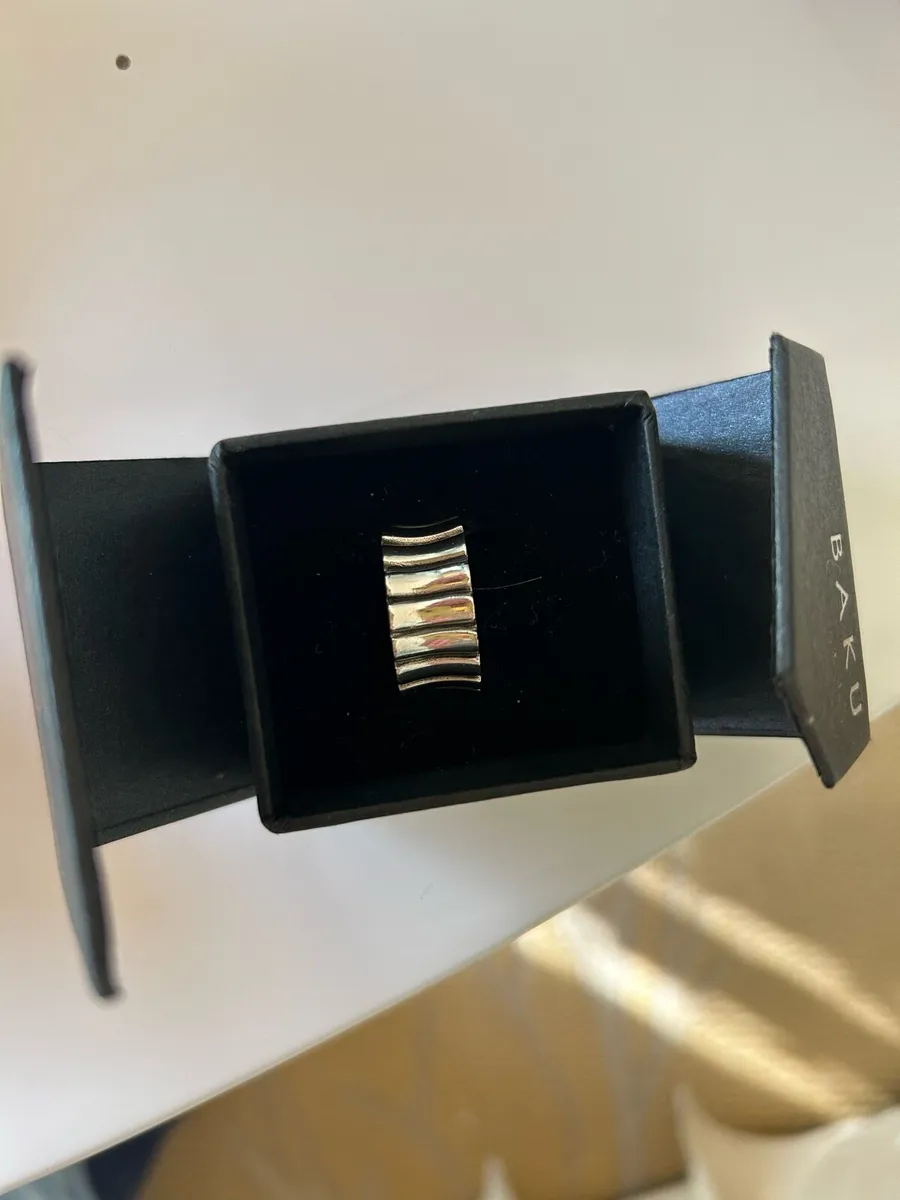 925 Baku silver band ring - Image 1