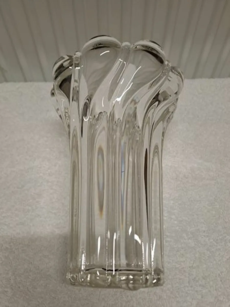 Mikasa lead crystal vase - Image 3