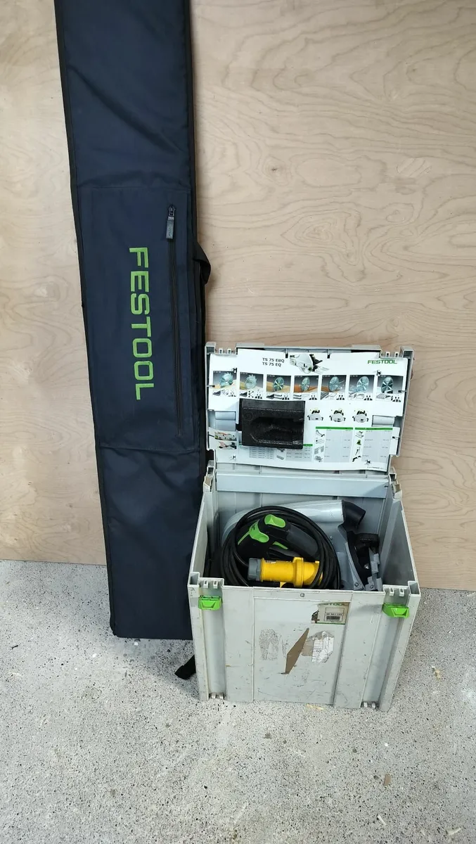 Festool TS75 EQ   110V plunge-cut saw set - Image 1