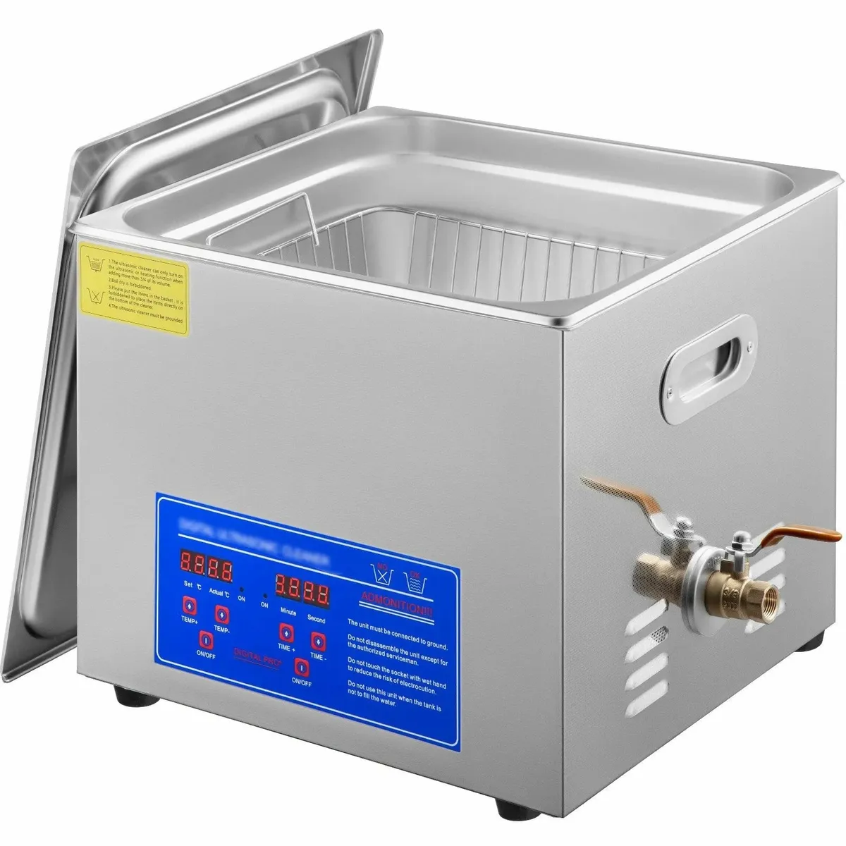 15L Ultrasonic Cleaner Digital Control & Timer - Image 2