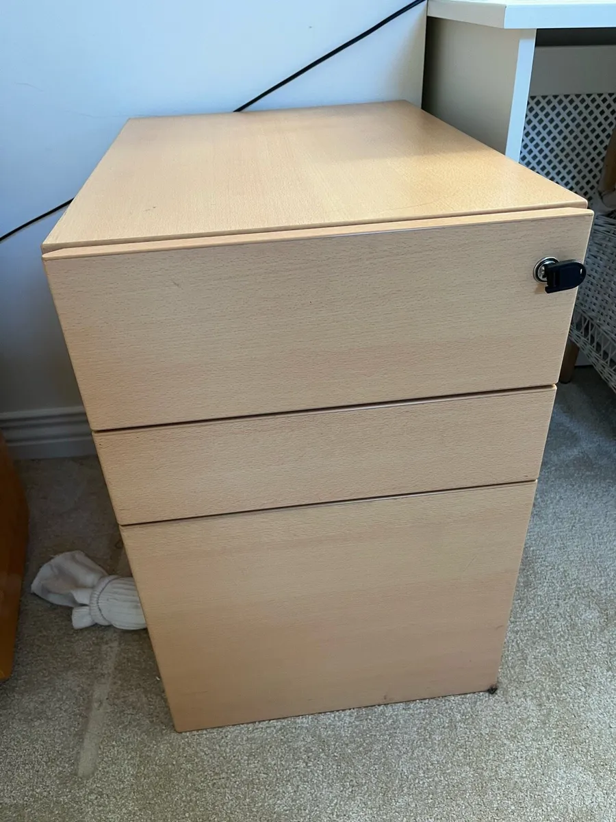 Office Pedestal with Filing Drawer - Image 2