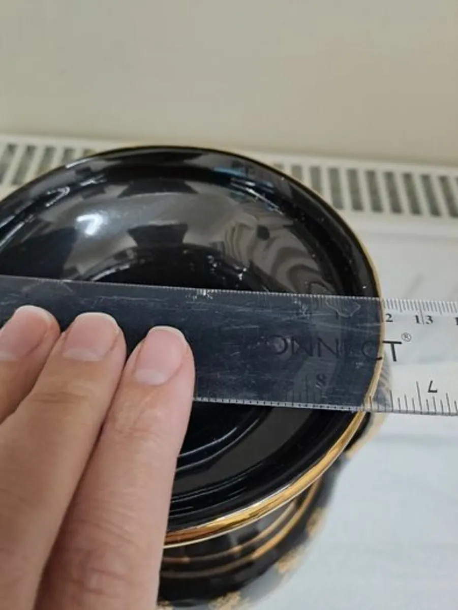 Large Vase with 24 k gold - Image 2