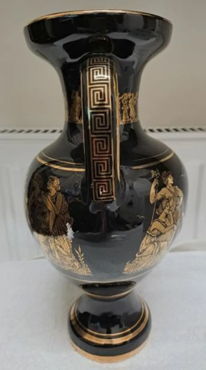 Large Vase with 24 k gold - Image 3