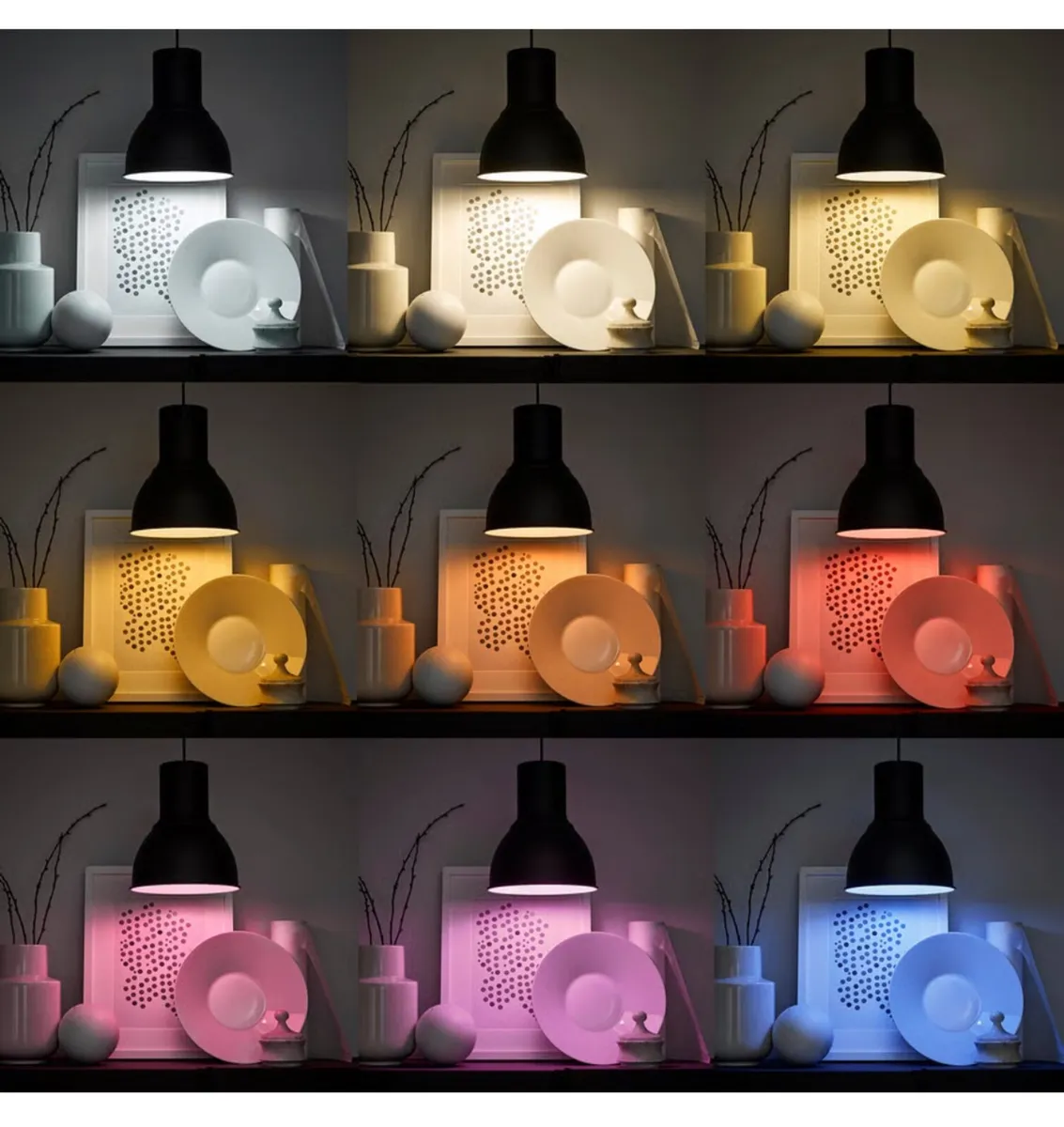 IKEA VINDKAST lamp + TRÅDFRI wireless color bulb - Image 3