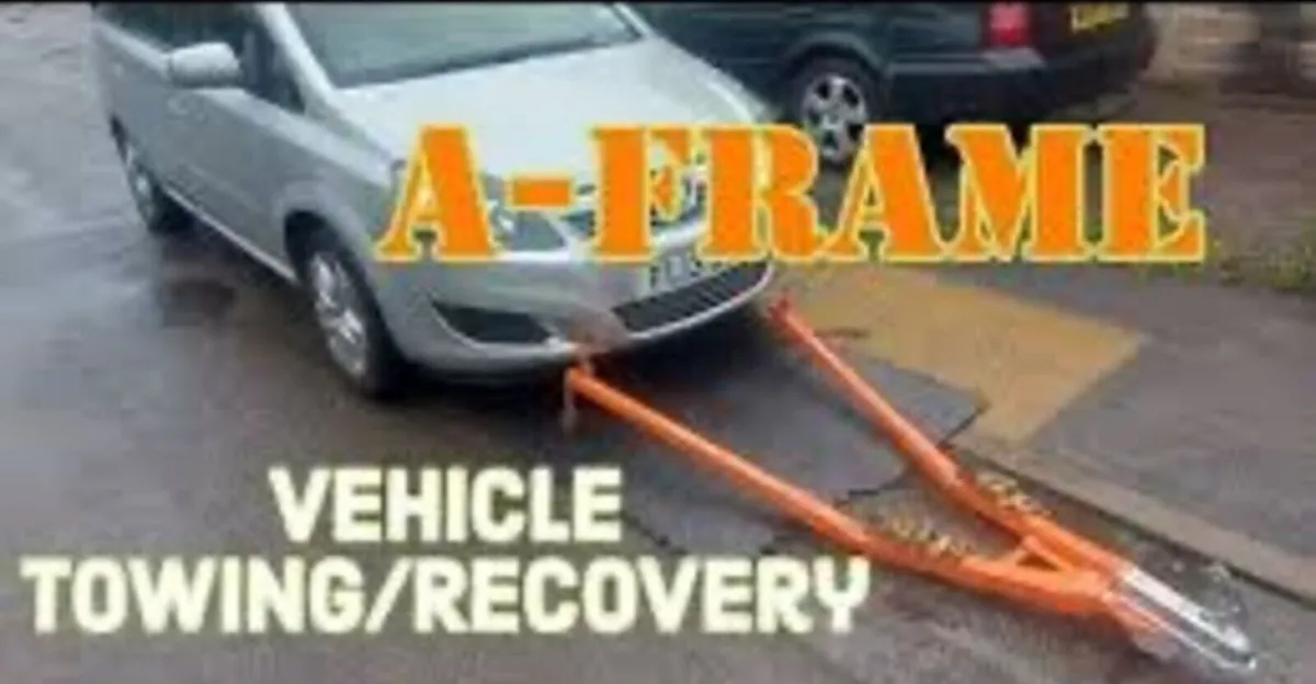 Towing a frame dolly car transporter recovery - Image 3