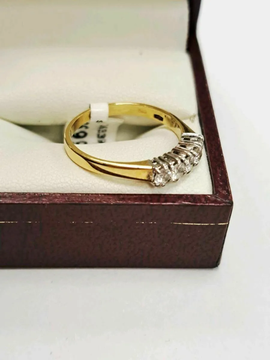 18K Gold Diamond Ring 18CT - Image 2