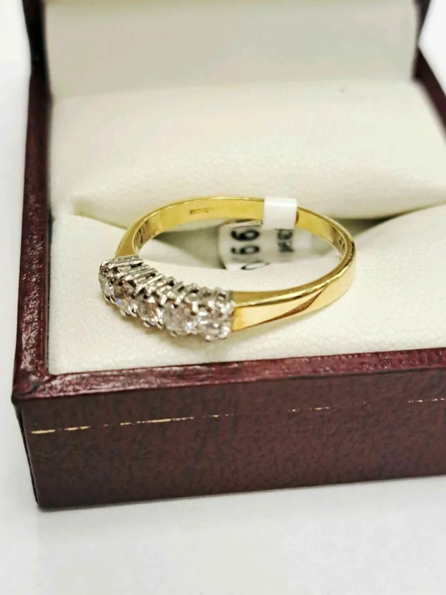 18K Gold Diamond Ring 18CT - Image 3