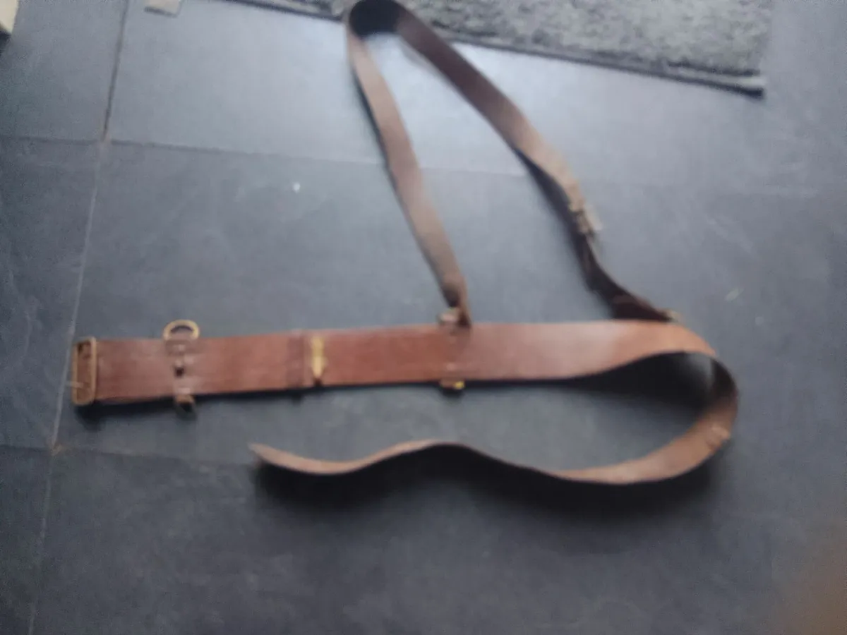 vintage  military belt for  sale - Image 2