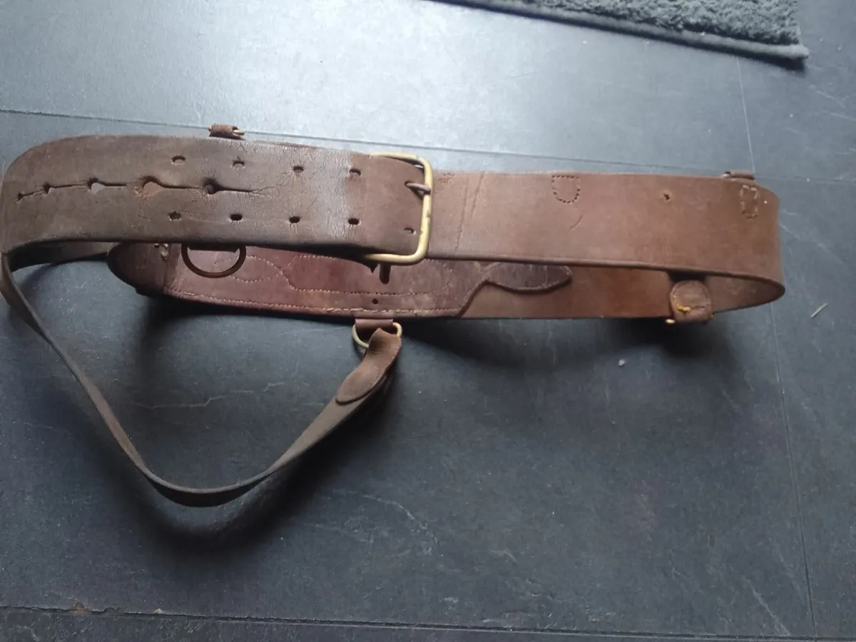 vintage  military belt for  sale - Image 3