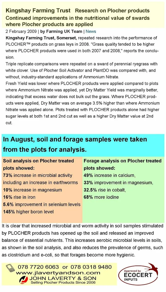 Plocher Slurry Treatment Additive - Image 2