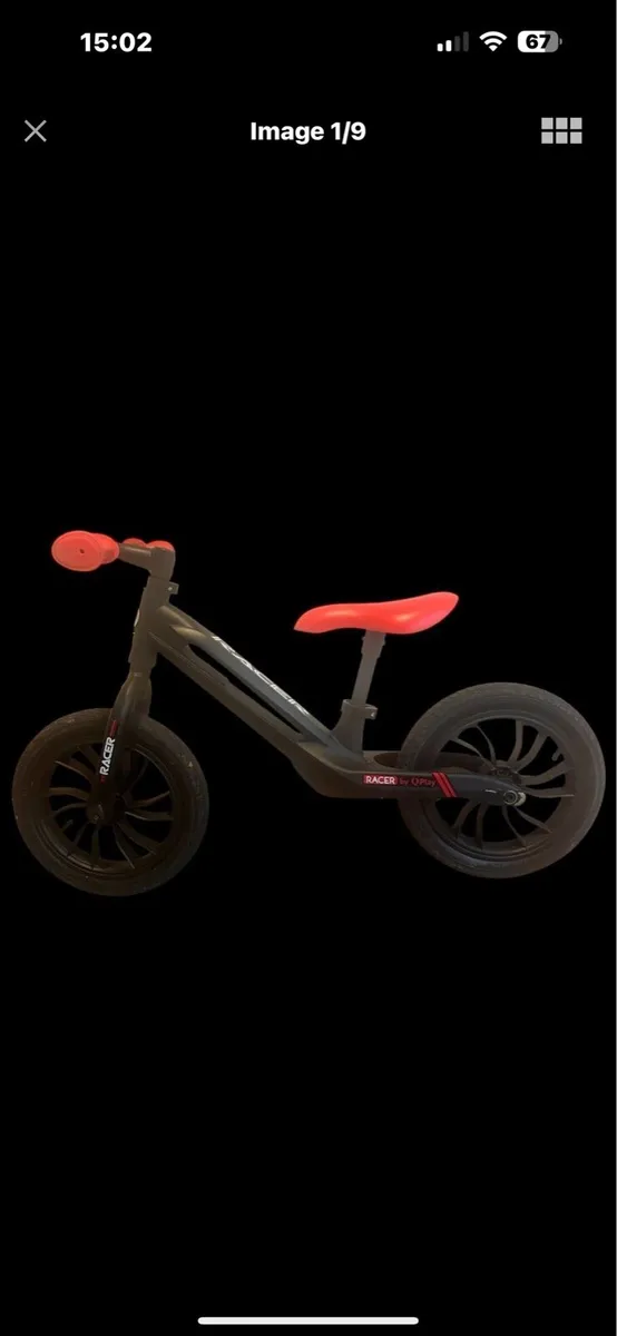 Smyths Kids Balance Bike - Image 1