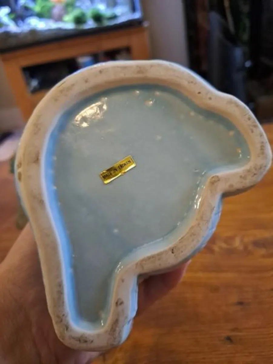 Vintage baby elephant planter - Image 4