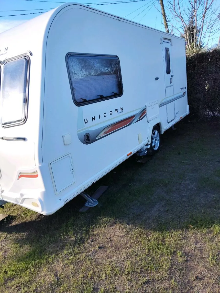 Abby unicorn Seville 2012 caravan - Image 1