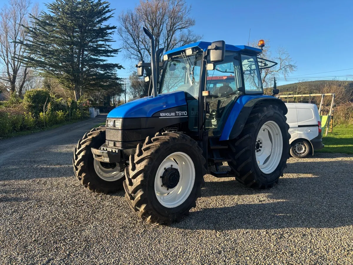 2002 New Holland Ts110 loader options - Image 1