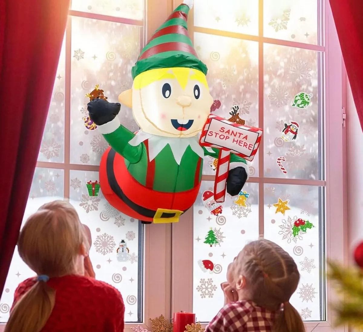 Inflatable Christmas Elf - Image 4
