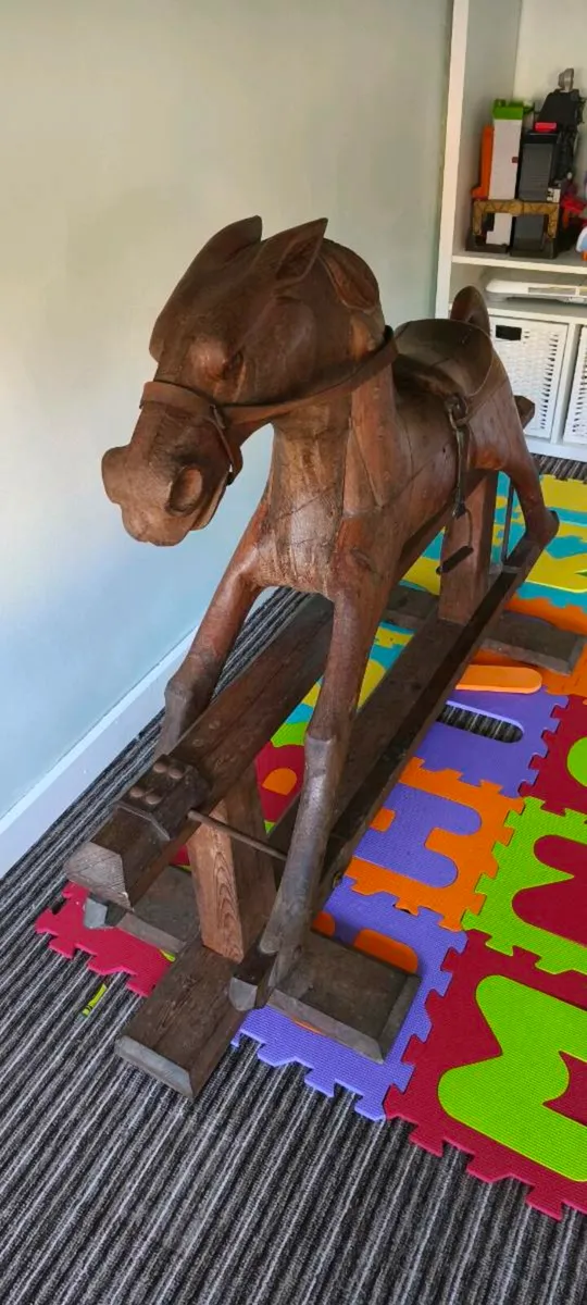 Antique rocking horse - Image 2