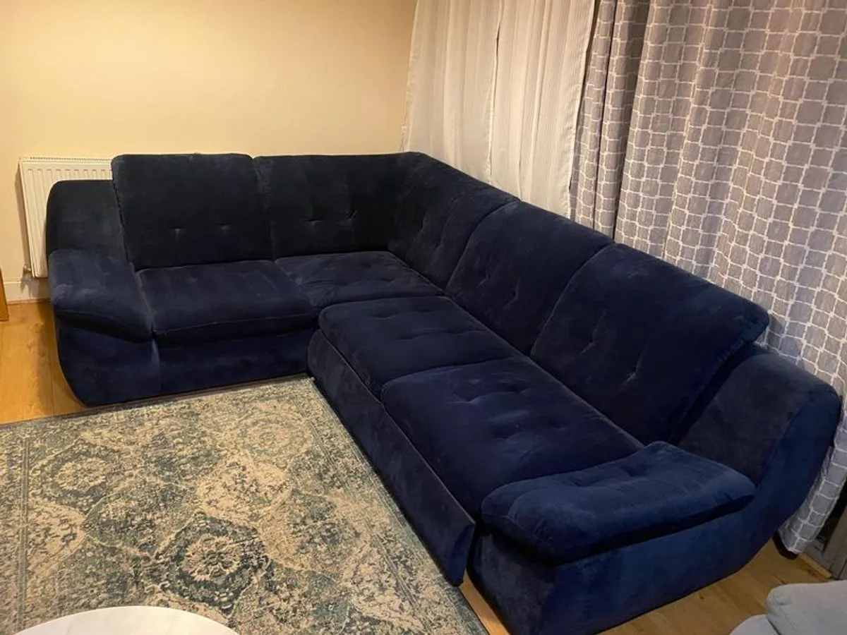 corner sofa bed used 2 months only like new - Image 2