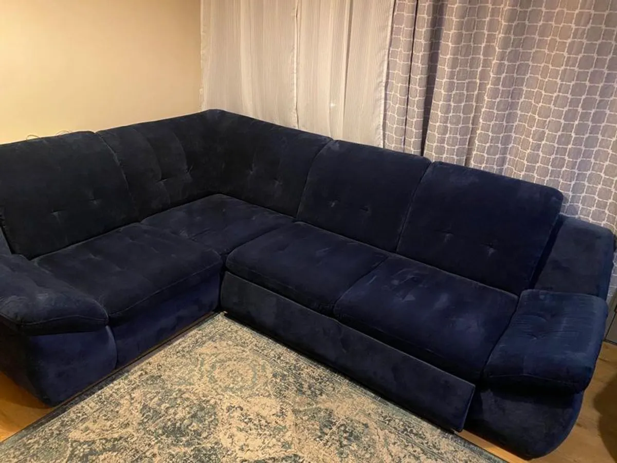 corner sofa bed used 2 months only like new - Image 4