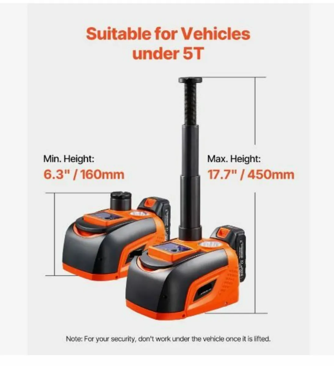 Electric Car Jack, 5 Tons /11000 lbs - Image 4