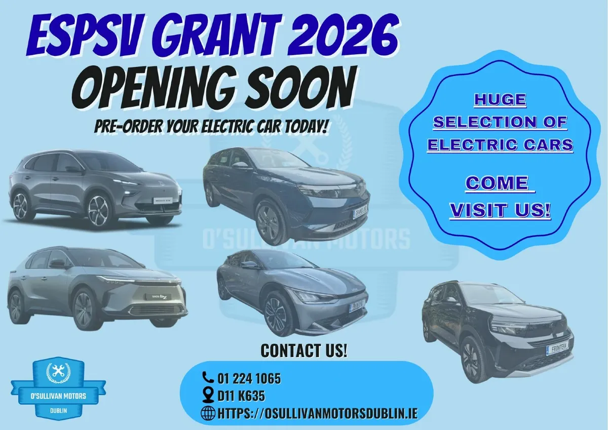 ELECTRIC SPSV GRANT - OPENING SOON