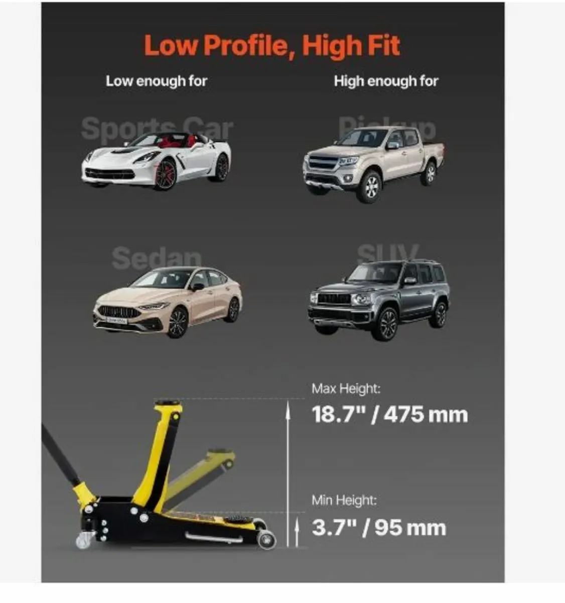 Floor Jack, 2.5 Ton - Image 3