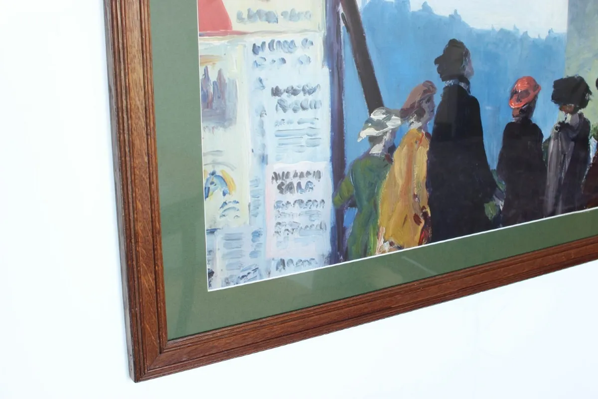 Large Jack B. Yeats Print in Vintage Frame - Image 3