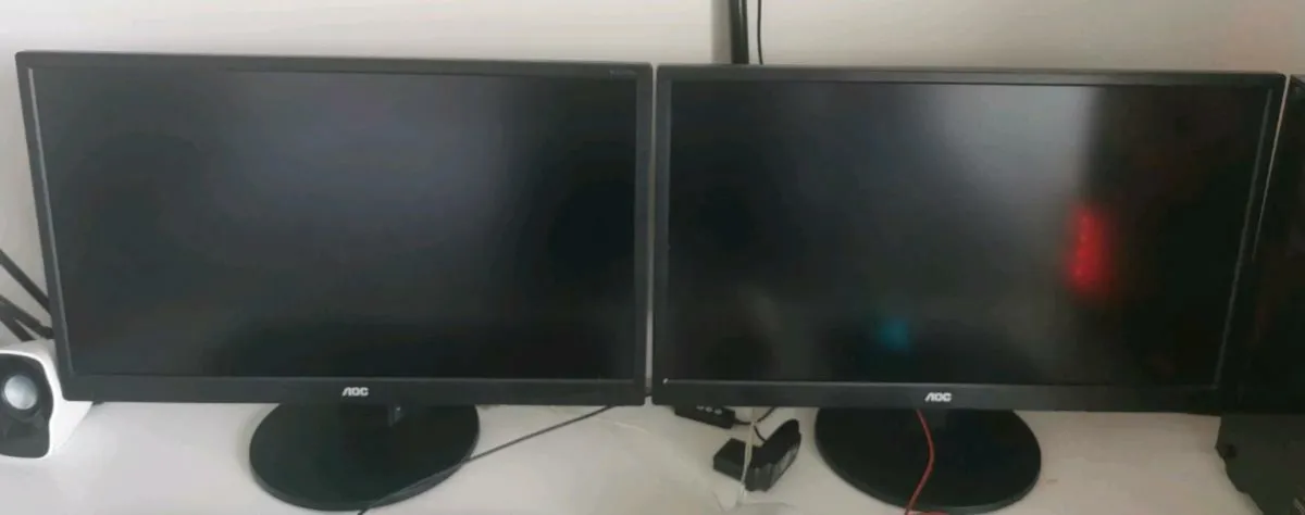 AOC monitor 23 inch x2 - Image 1