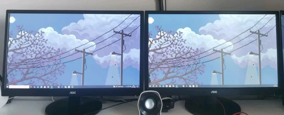 AOC monitor 23 inch x2 - Image 2