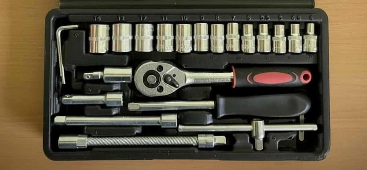 46-Piece Ratchet & Socket Set - New & Unused - Image 3